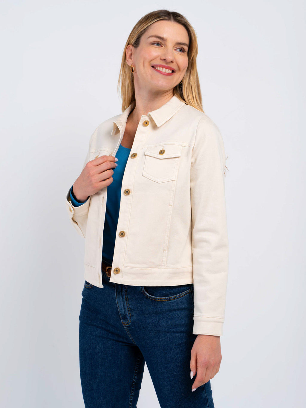 Darla | Women's Denim Jacket, Classic Winter Jacket
