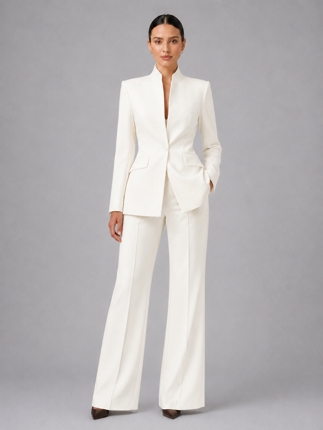 Nadia | Women's Tailored Blazer Two-Piece Set, Trouser Suit Co-Ord