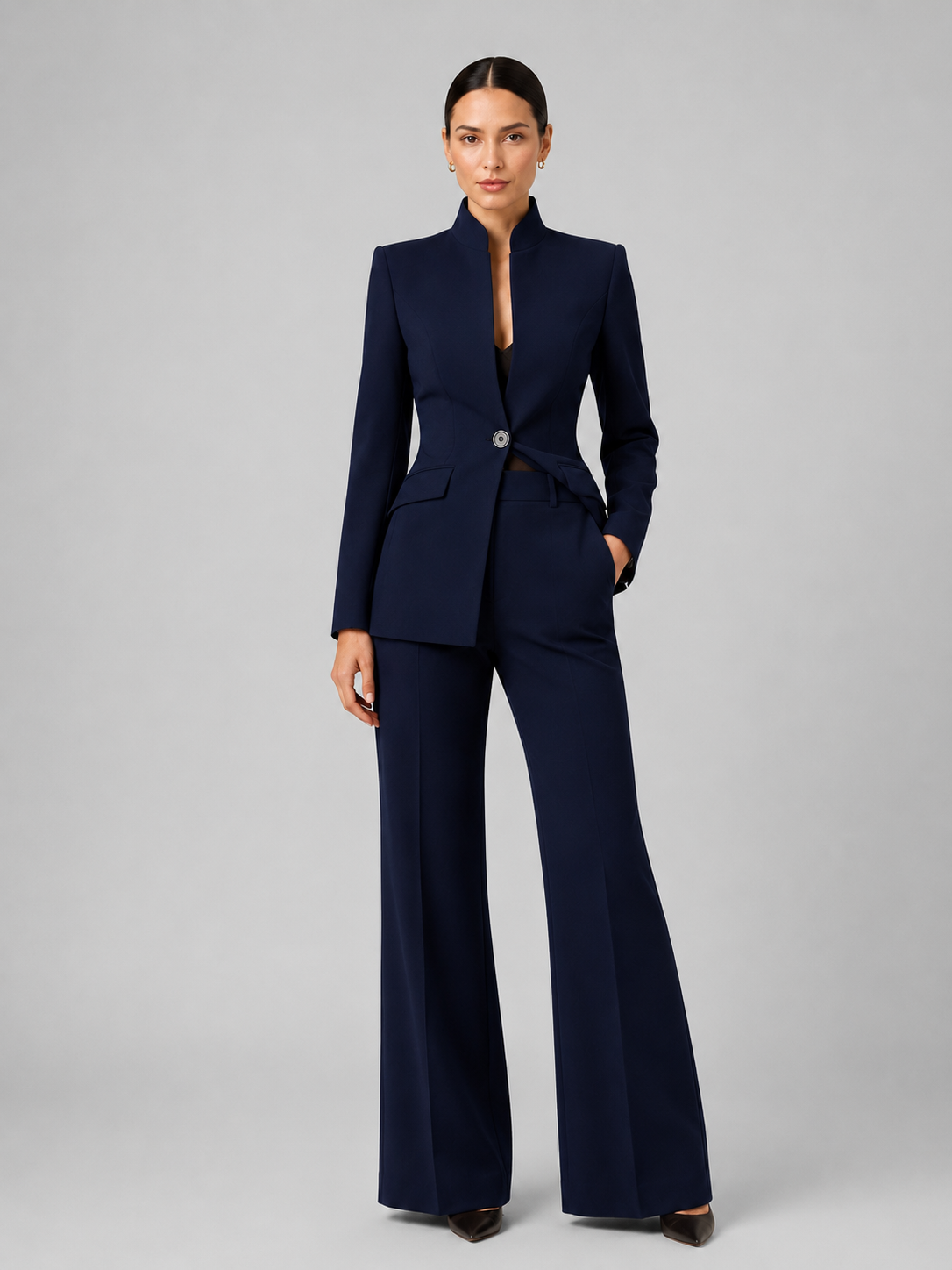 Nadia | Women's Tailored Blazer Two-Piece Set, Trouser Suit Co-Ord