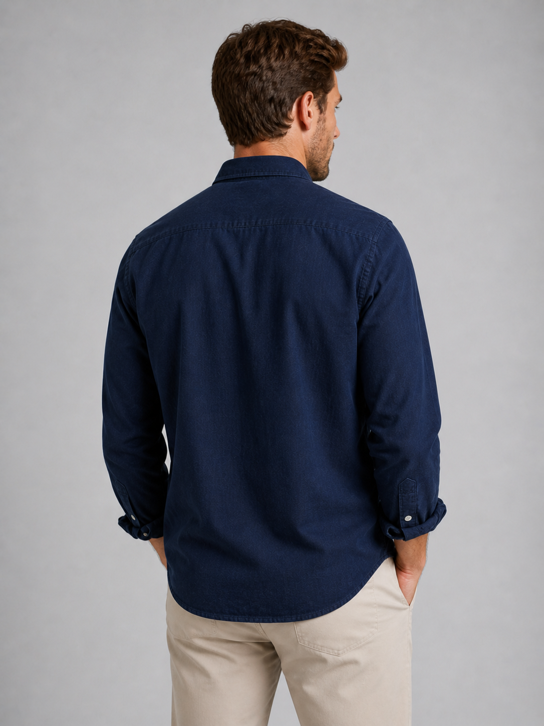 Tobias | Men's Casual Button-Up Shirt, Everyday Cotton Shirt