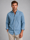 Tobias | Men's Casual Button-Up Shirt, Everyday Cotton Shirt