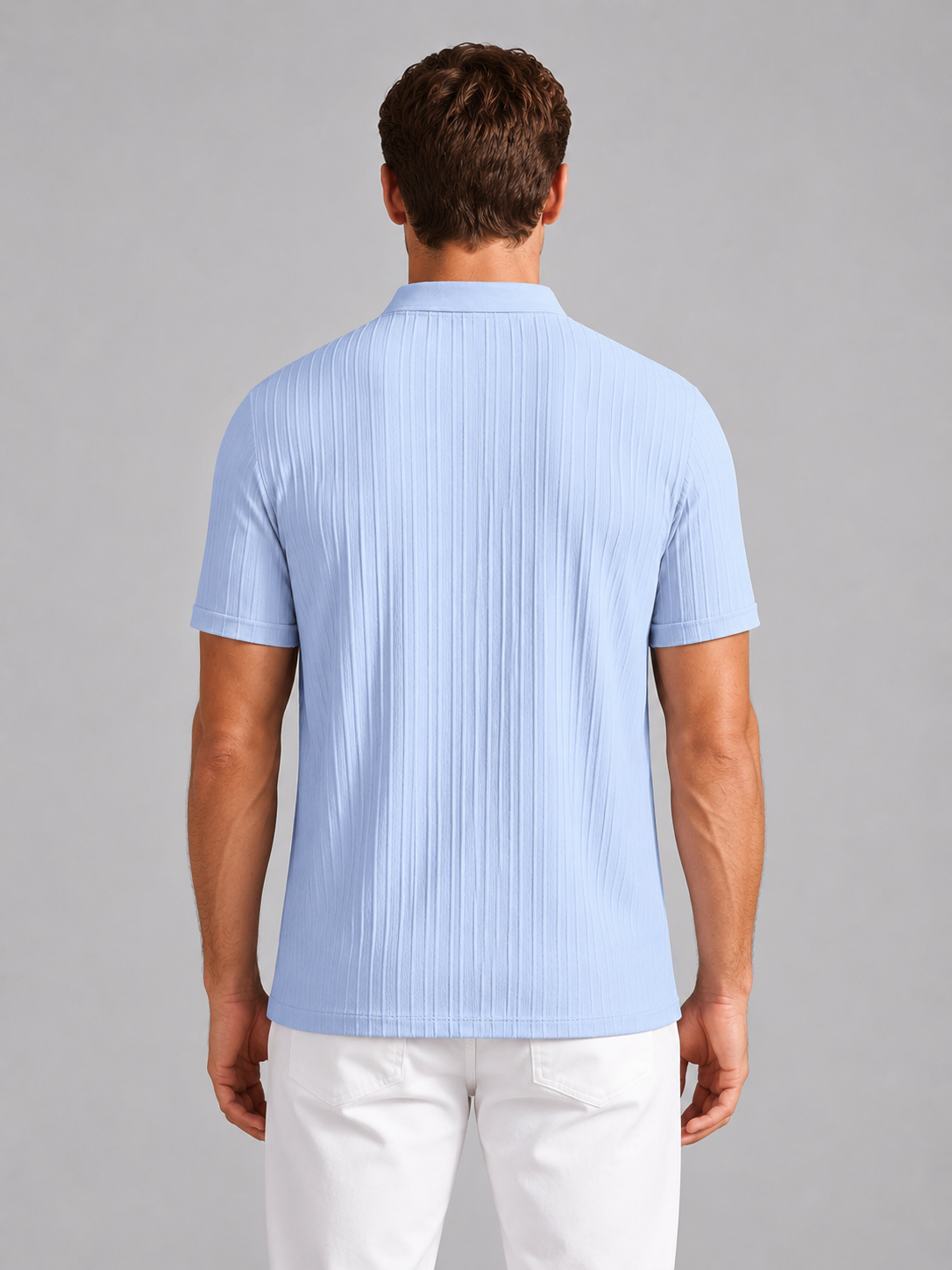 Baxter | Men's Ribbed Henley Shirt, Casual Knit Shirt