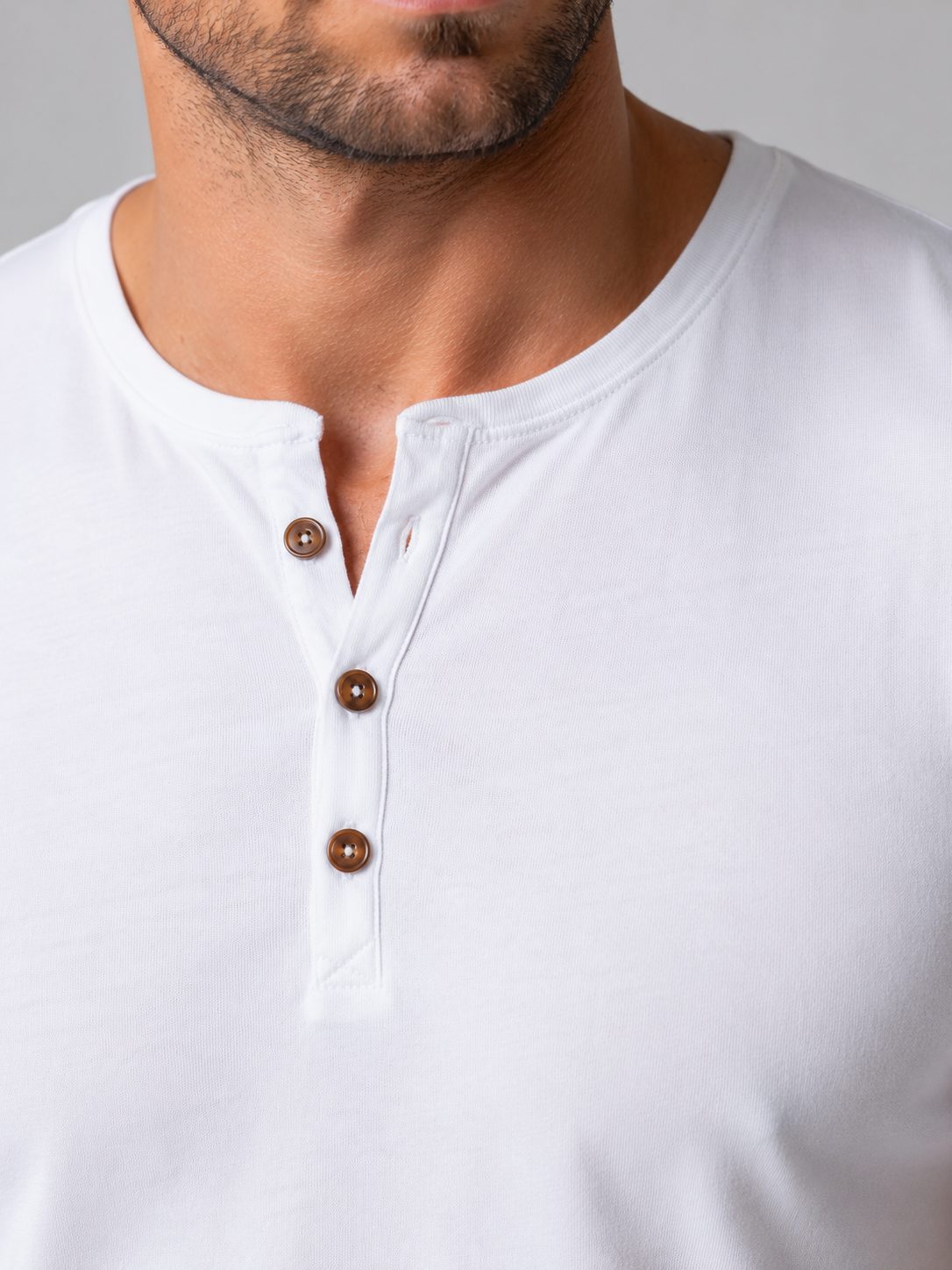 Finnian | Men's Slim Fit Henley T-Shirt, Casual Tee
