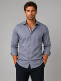 Isaac | Men's Slim Fit Stretch Dress Shirt, Formal Shirt