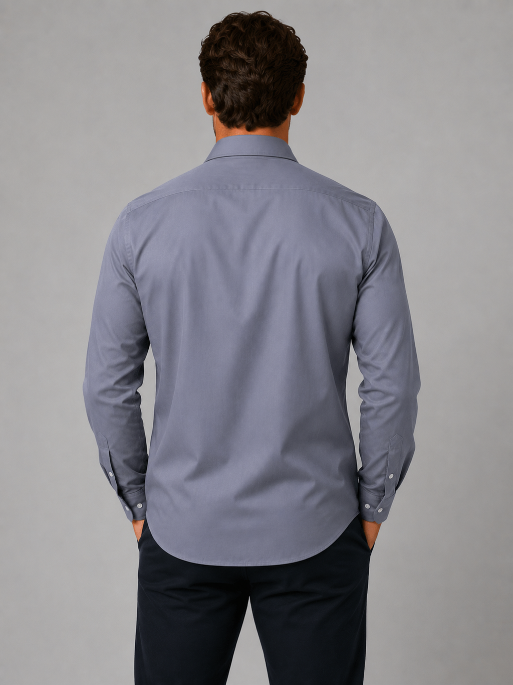 Isaac | Men's Slim Fit Stretch Dress Shirt, Formal Shirt