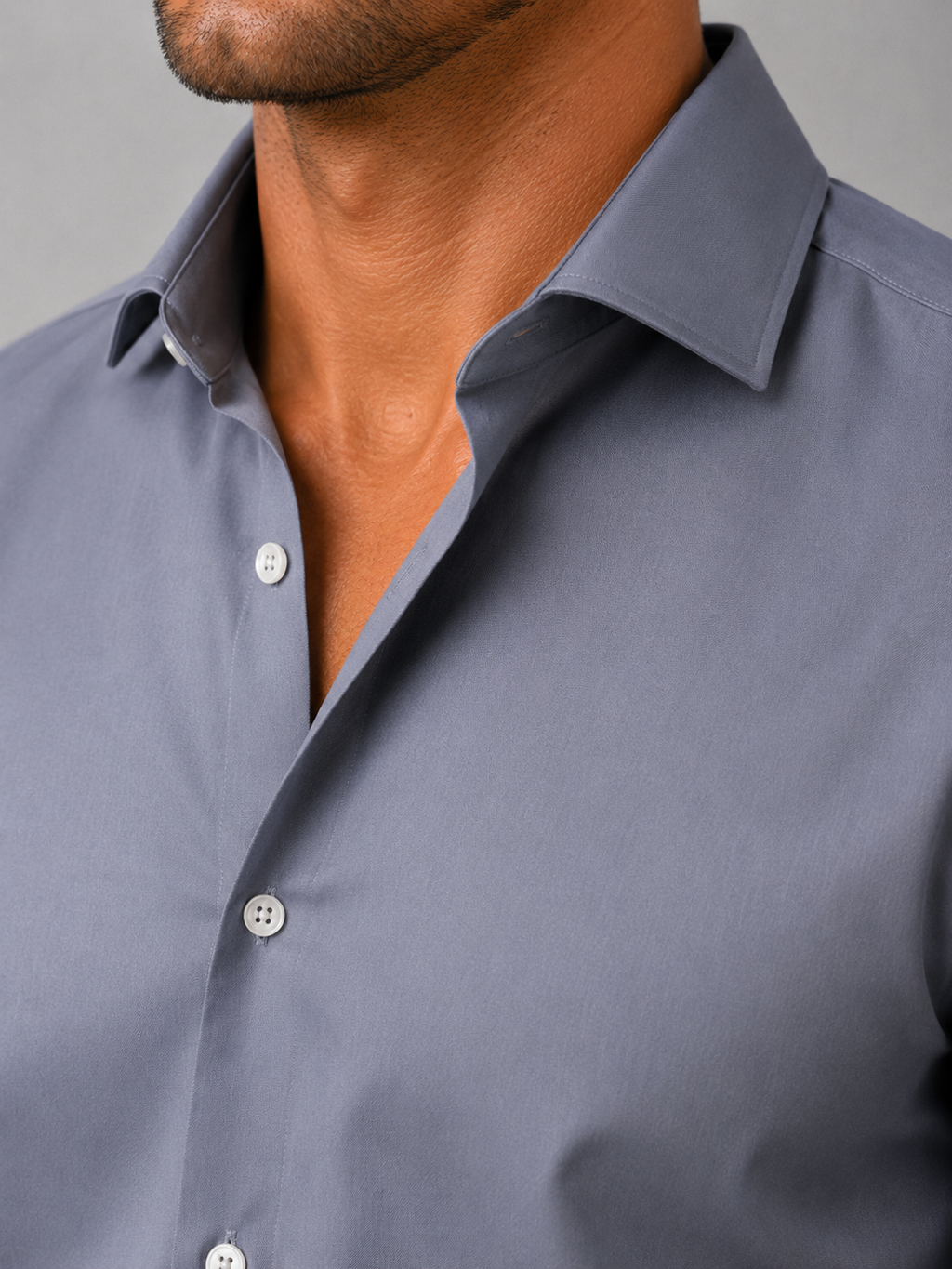 Isaac | Men's Slim Fit Stretch Dress Shirt, Formal Shirt