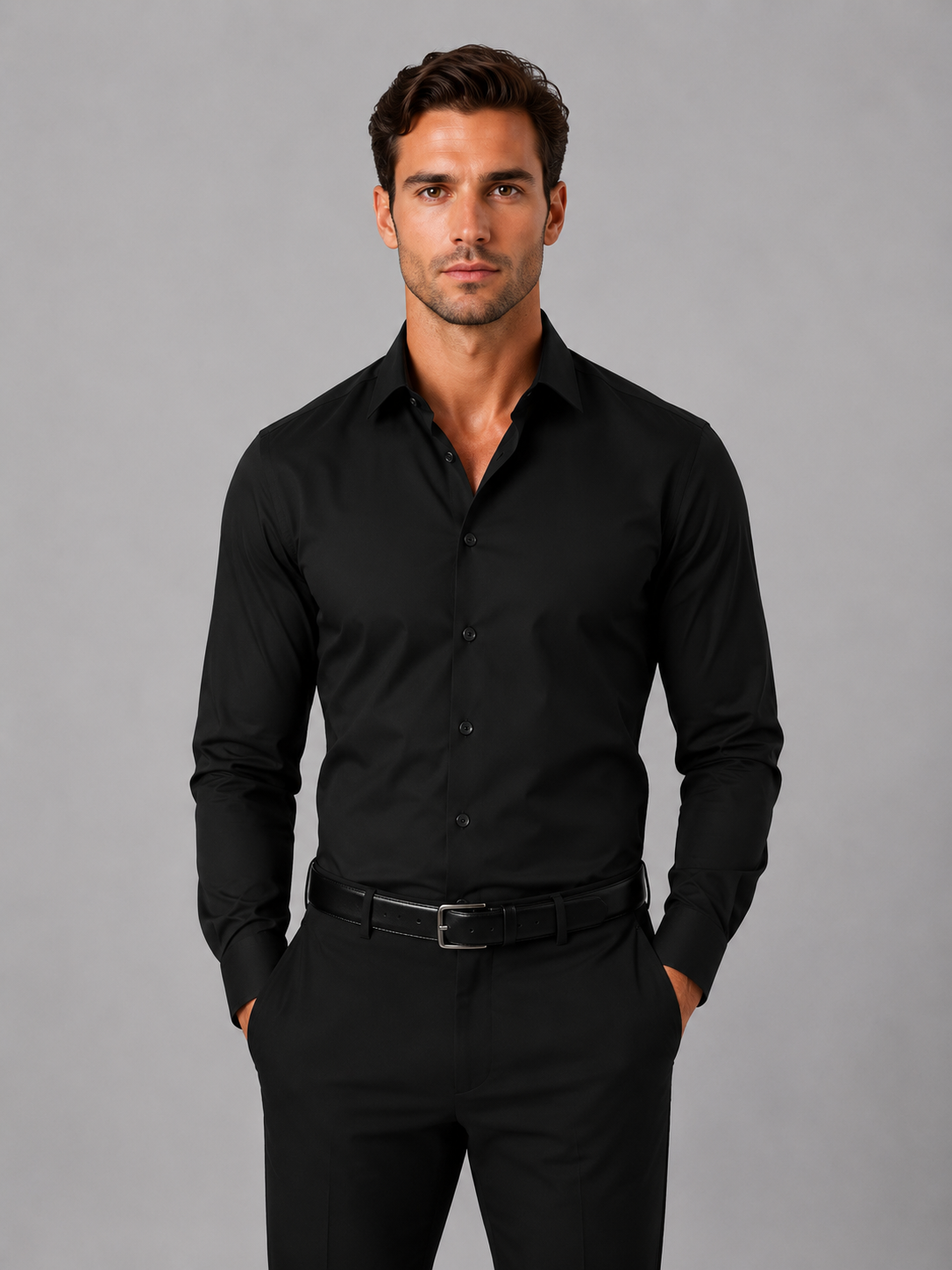 Ellis | Men's Slim Fit Dress Shirt, Formal Cotton Shirt