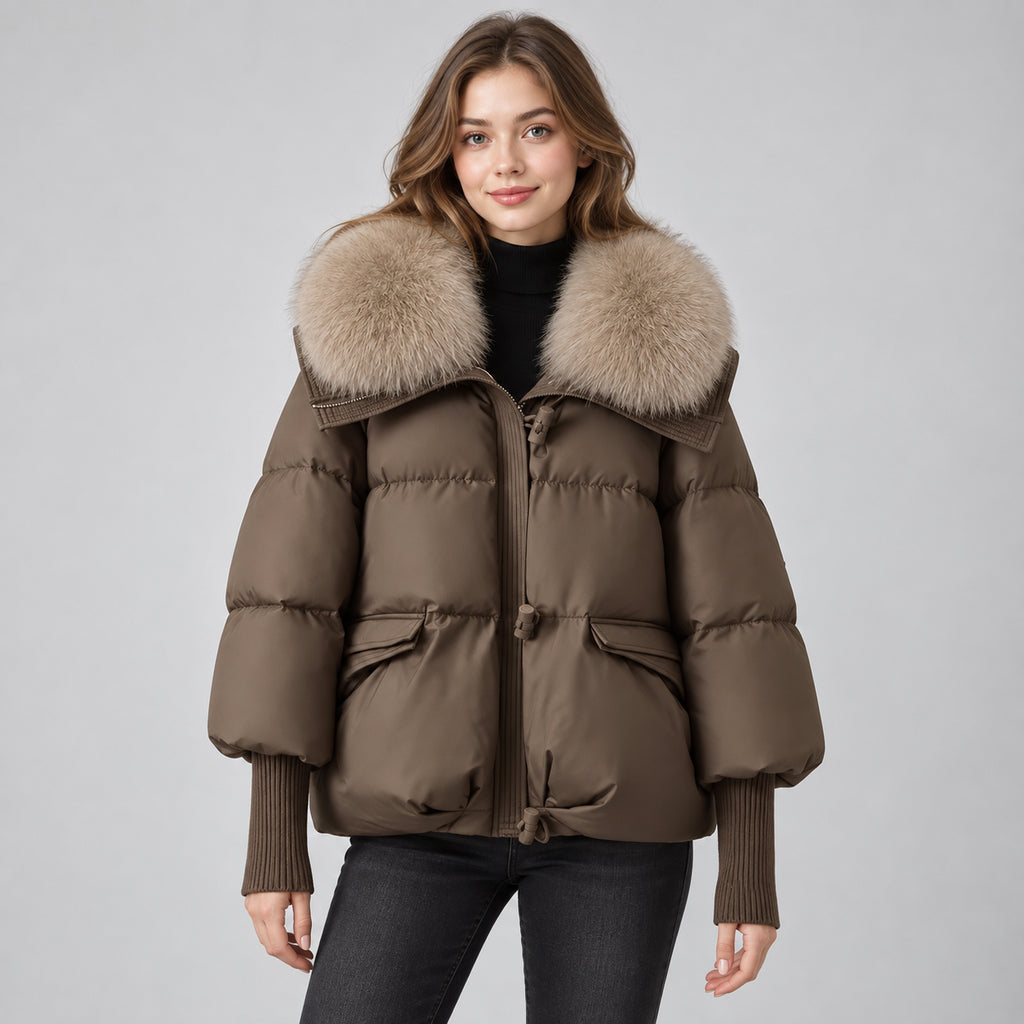 Sienna | Women's Parka Coat Faux Fur Collar Padded Winter