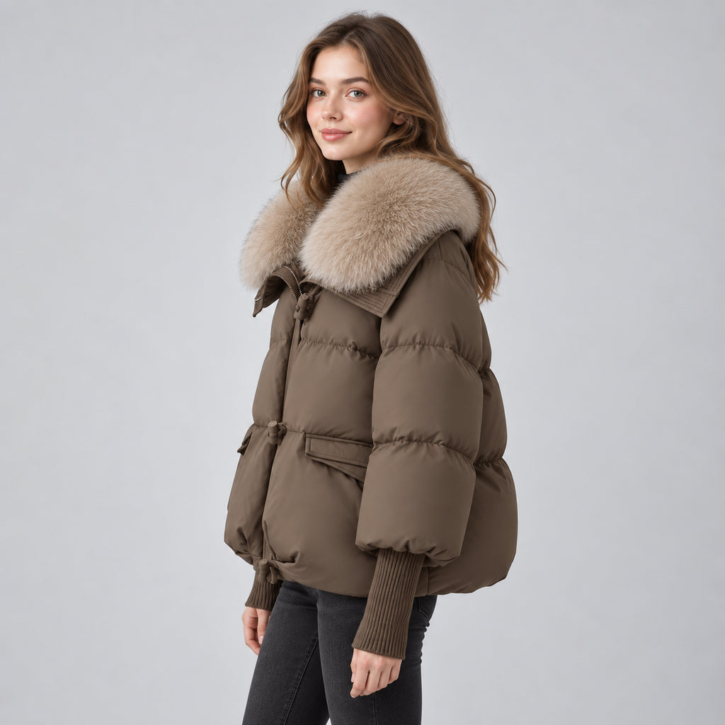 Sienna | Women's Parka Coat Faux Fur Collar Padded Winter