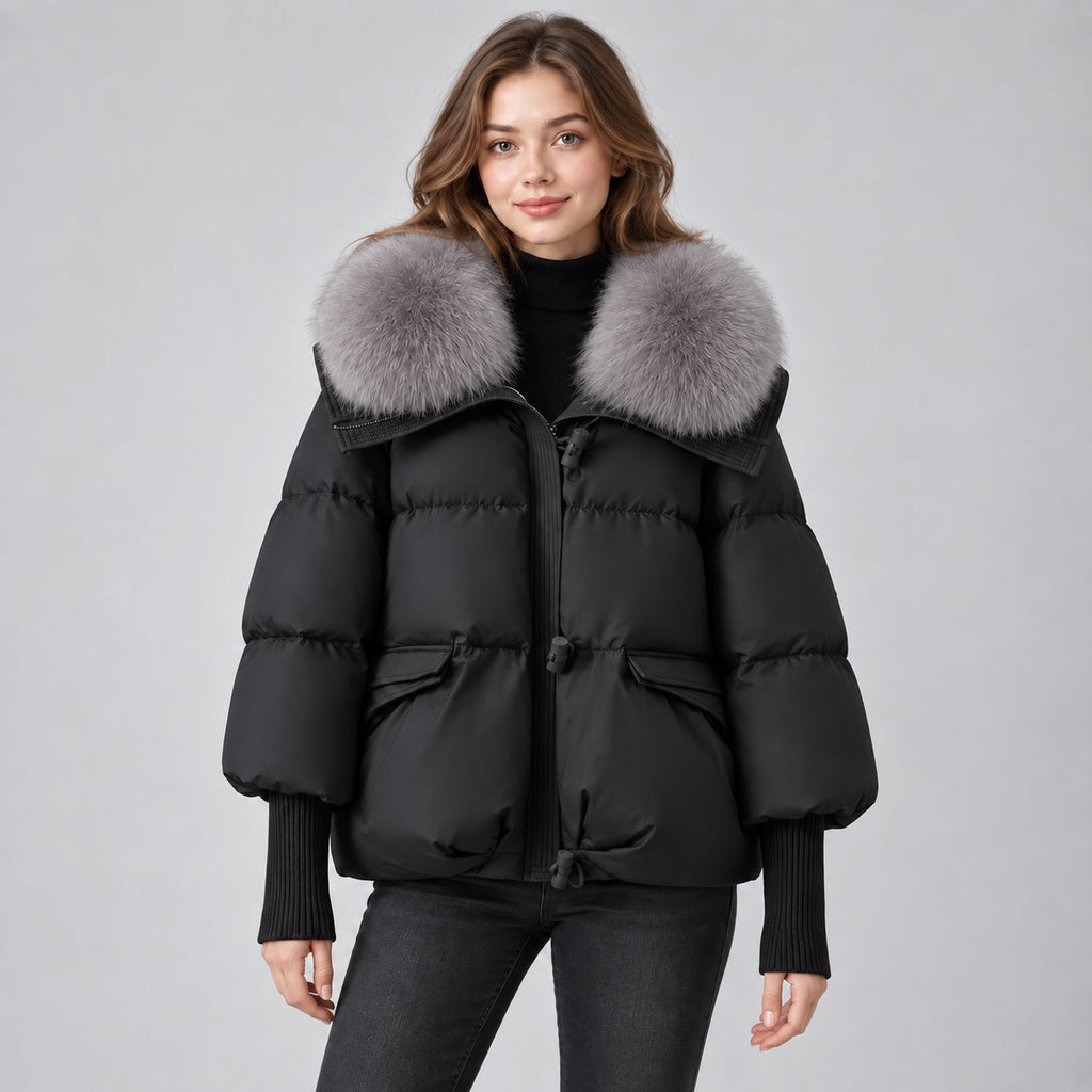 Sienna | Women's Parka Coat Faux Fur Collar Padded Winter