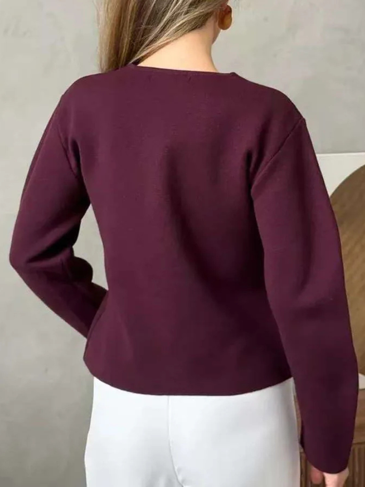 Alorina | Women's Knit Sweater Shirt, Winter Layering Knit