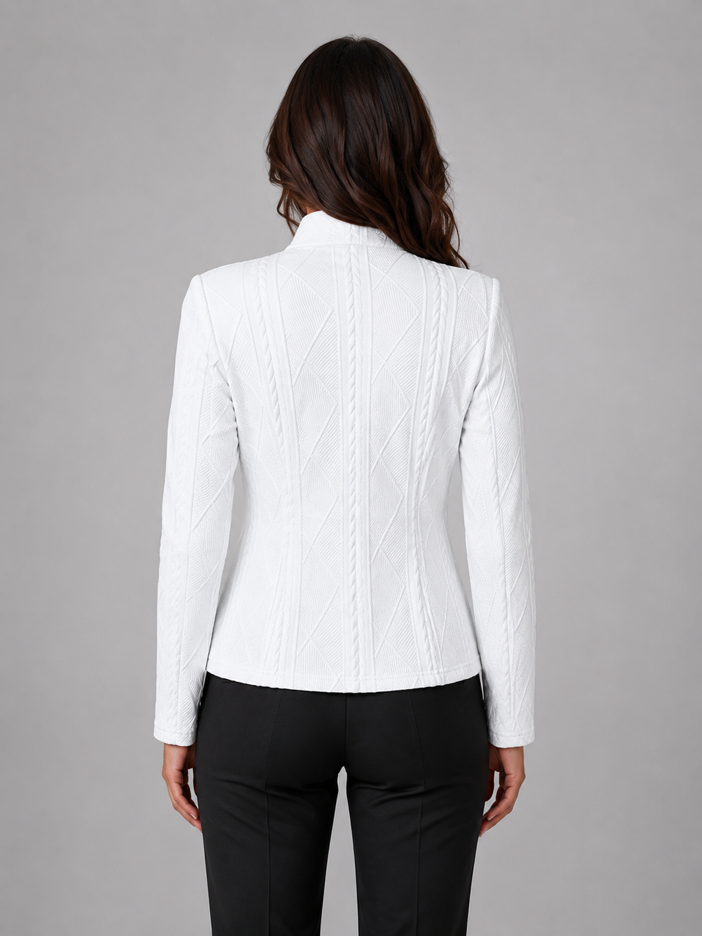 Selene | Women's Textured Tailored Blazer, Structured Fit Blazer