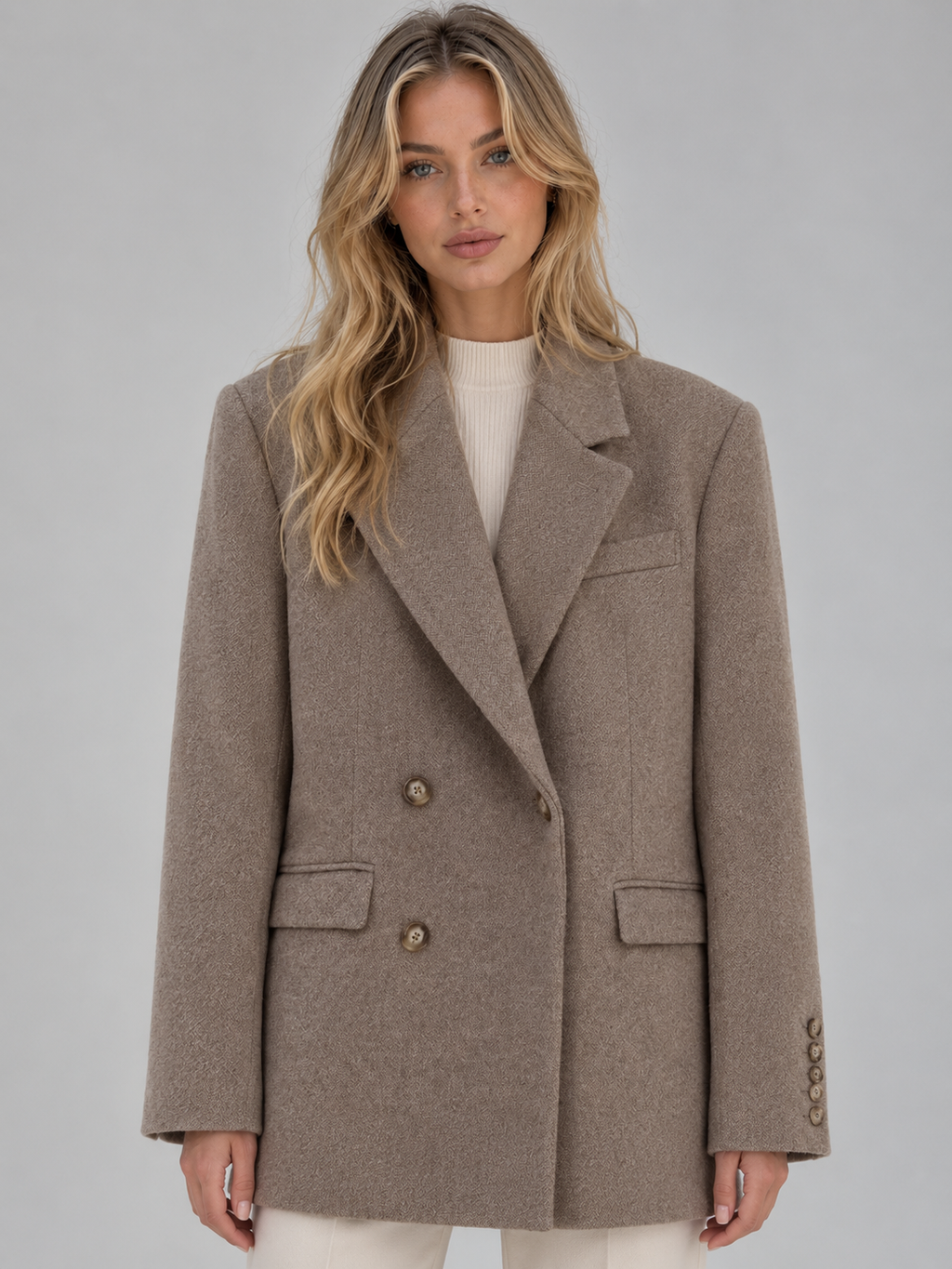 Vesper | Women's Oversized Double-Breasted Blazer Tailored Longline Jacket