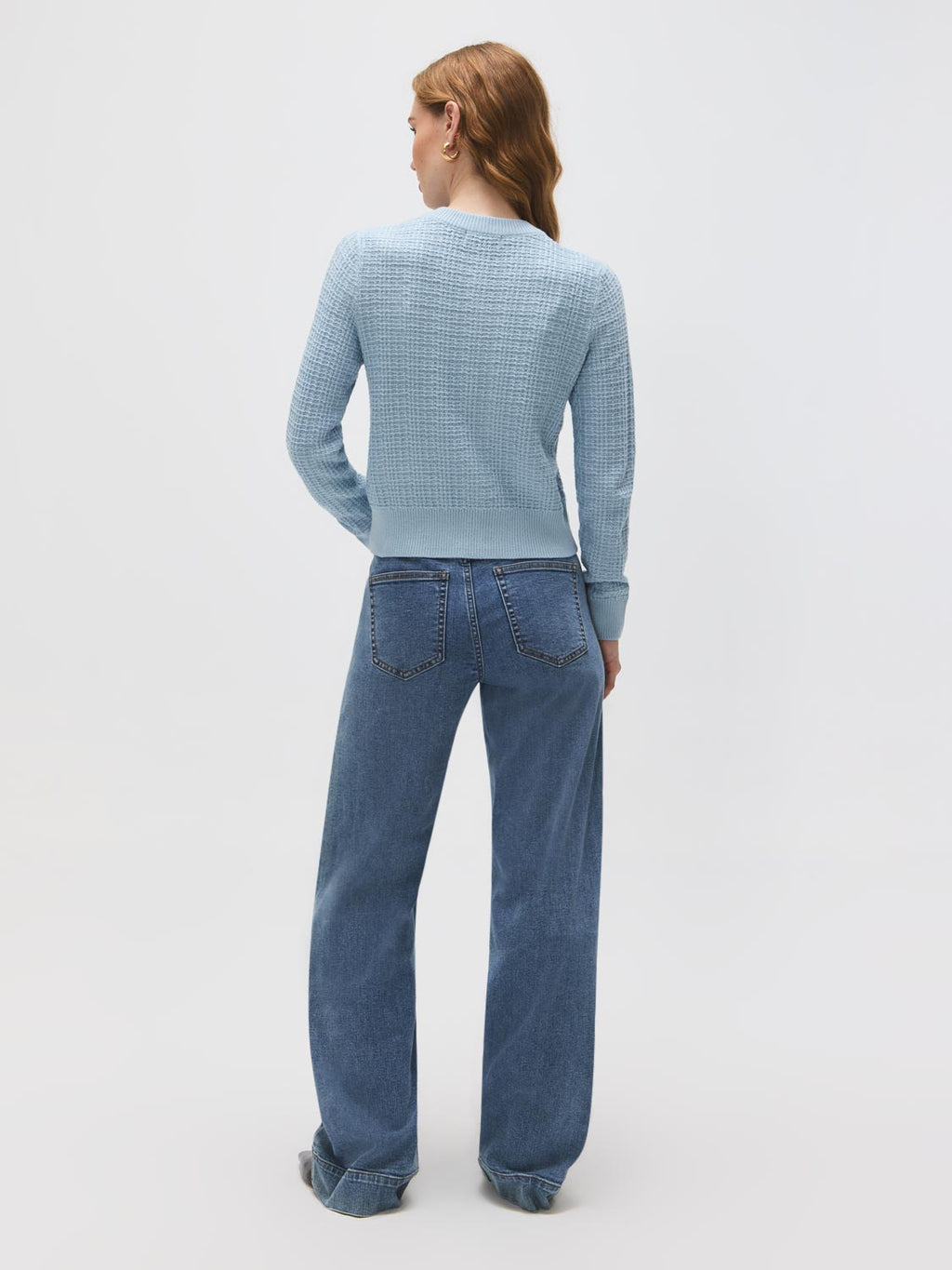Odette | Women's Cardigan, Cotton Blend Button-Front Winter Cardigan