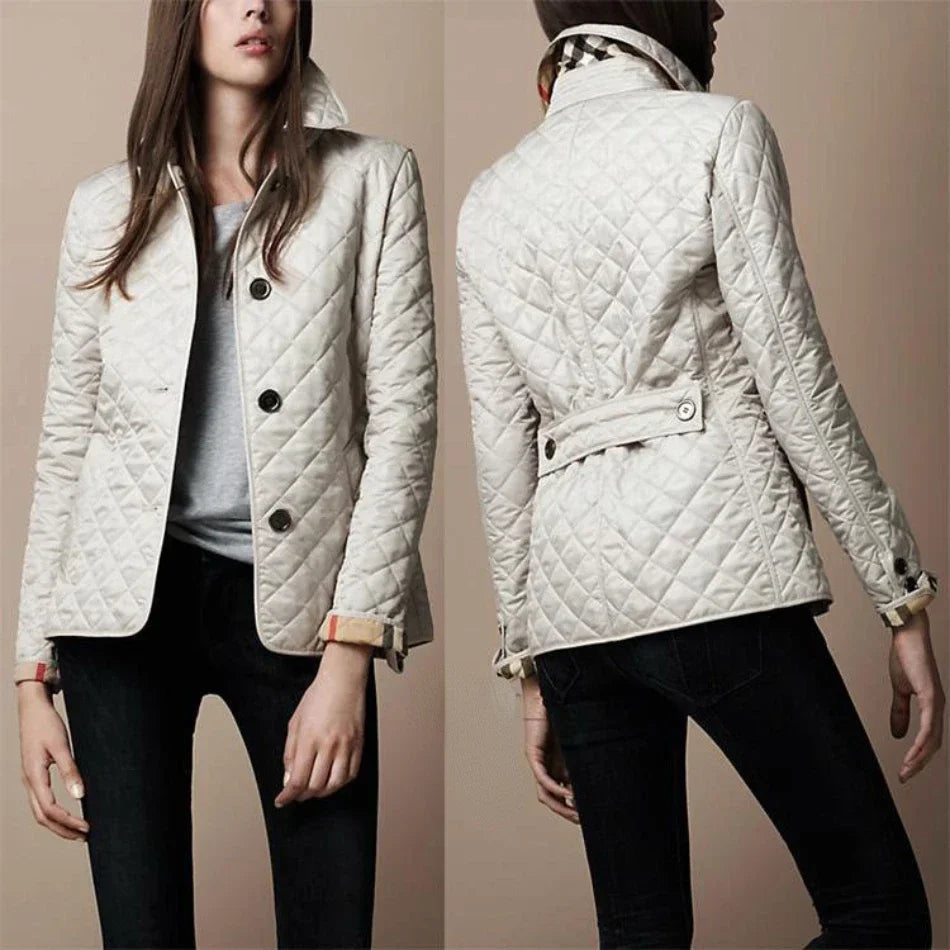 Sanne | Women's Diamond Quilted Jacket, Casual Winter Jacket