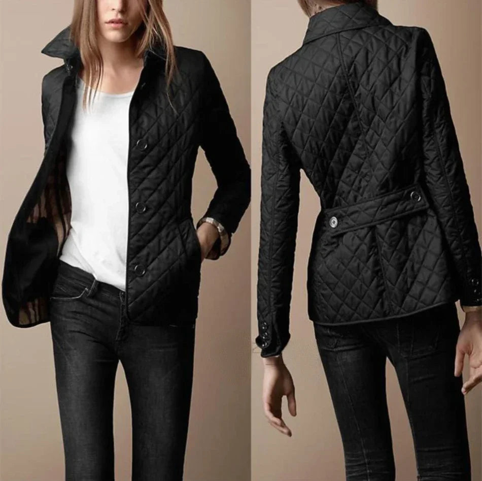 Sanne | Women's Diamond Quilted Jacket, Casual Winter Jacket