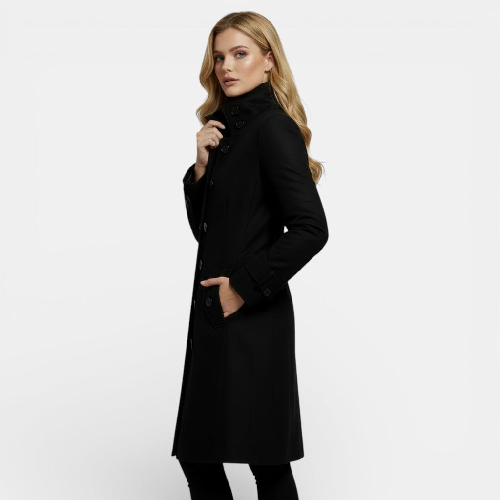 Blaise | Women's Wool Trench Coat, Timeless Winter Coat