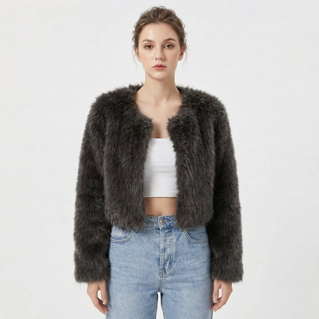 Vera | Women's Luxe Faux Fur Jacket, Soft Winter Jacket