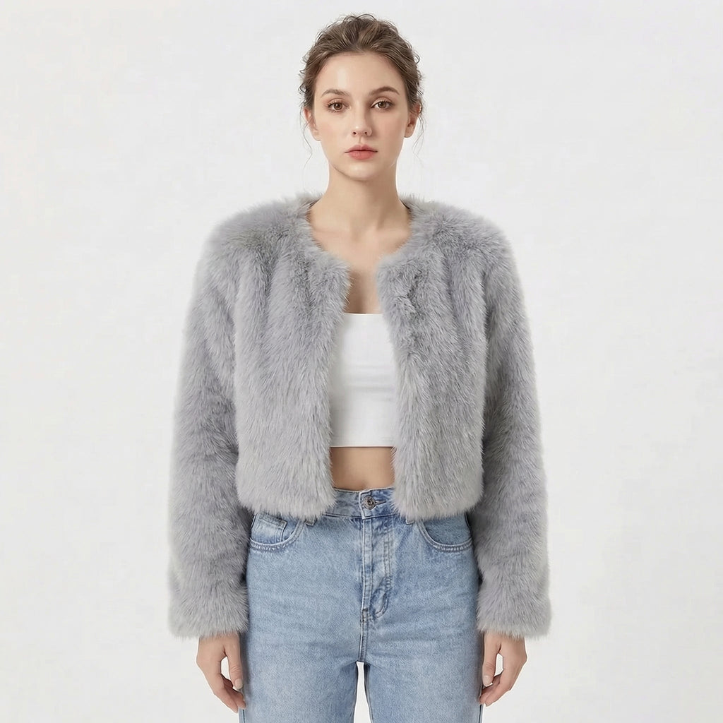 Vera | Women's Luxe Faux Fur Jacket, Soft Winter Jacket