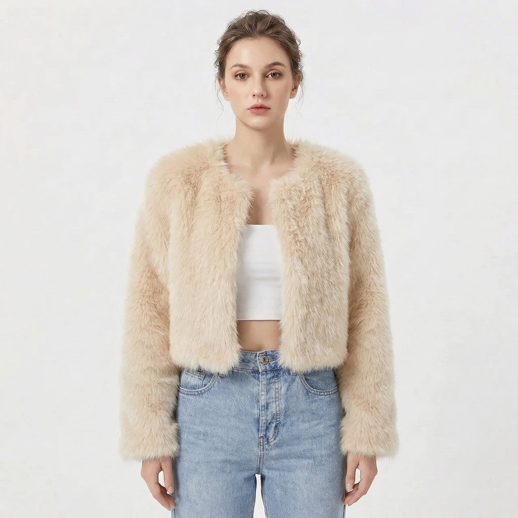 Vera | Women's Luxe Faux Fur Jacket, Soft Winter Jacket