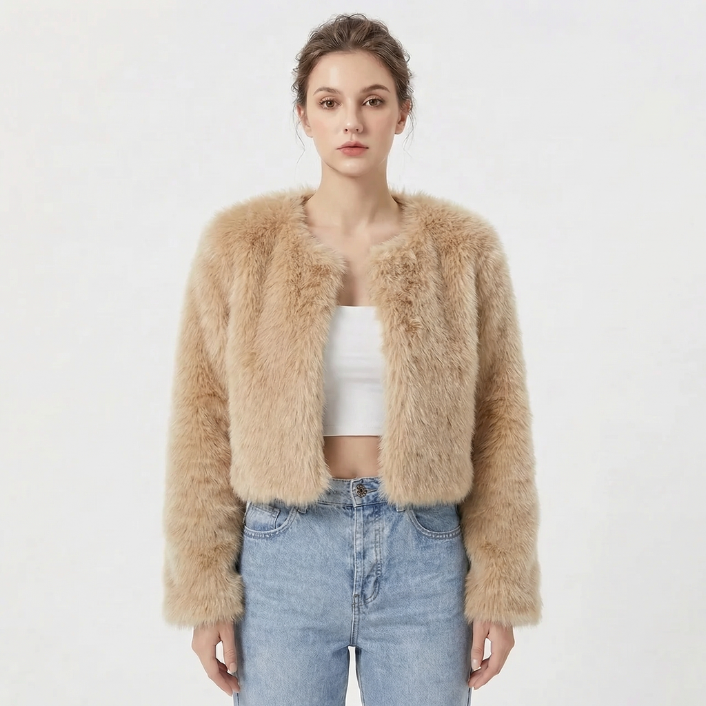 Vera | Women's Luxe Faux Fur Jacket, Soft Winter Jacket