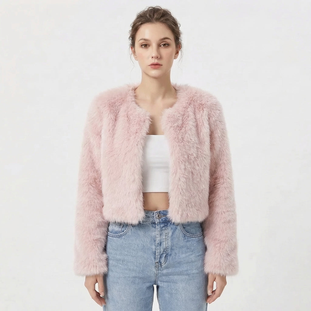 Vera | Women's Luxe Faux Fur Jacket, Soft Winter Jacket