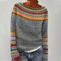 Linsy | Women's Elegant Sweater, Patterned Winter Knit