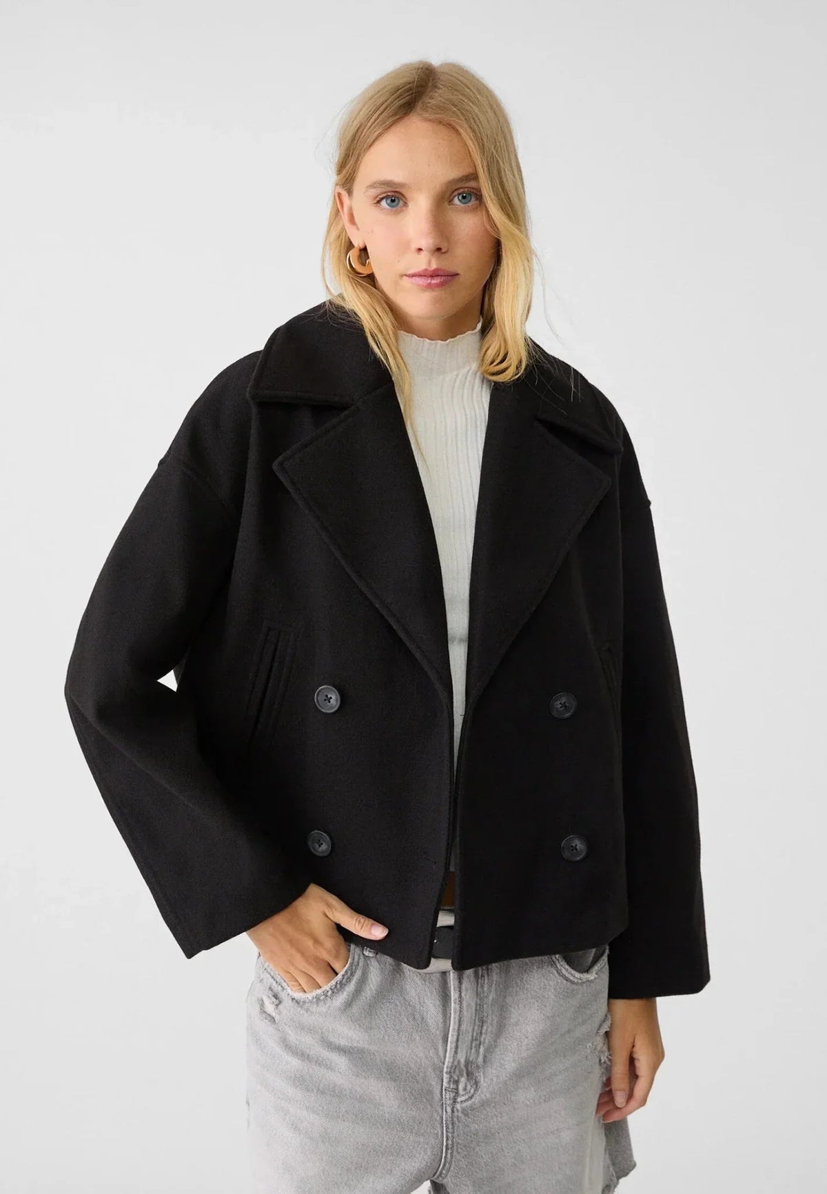 Amelia | Women's Double-Breasted Jacket, Tailored Winter Jacket