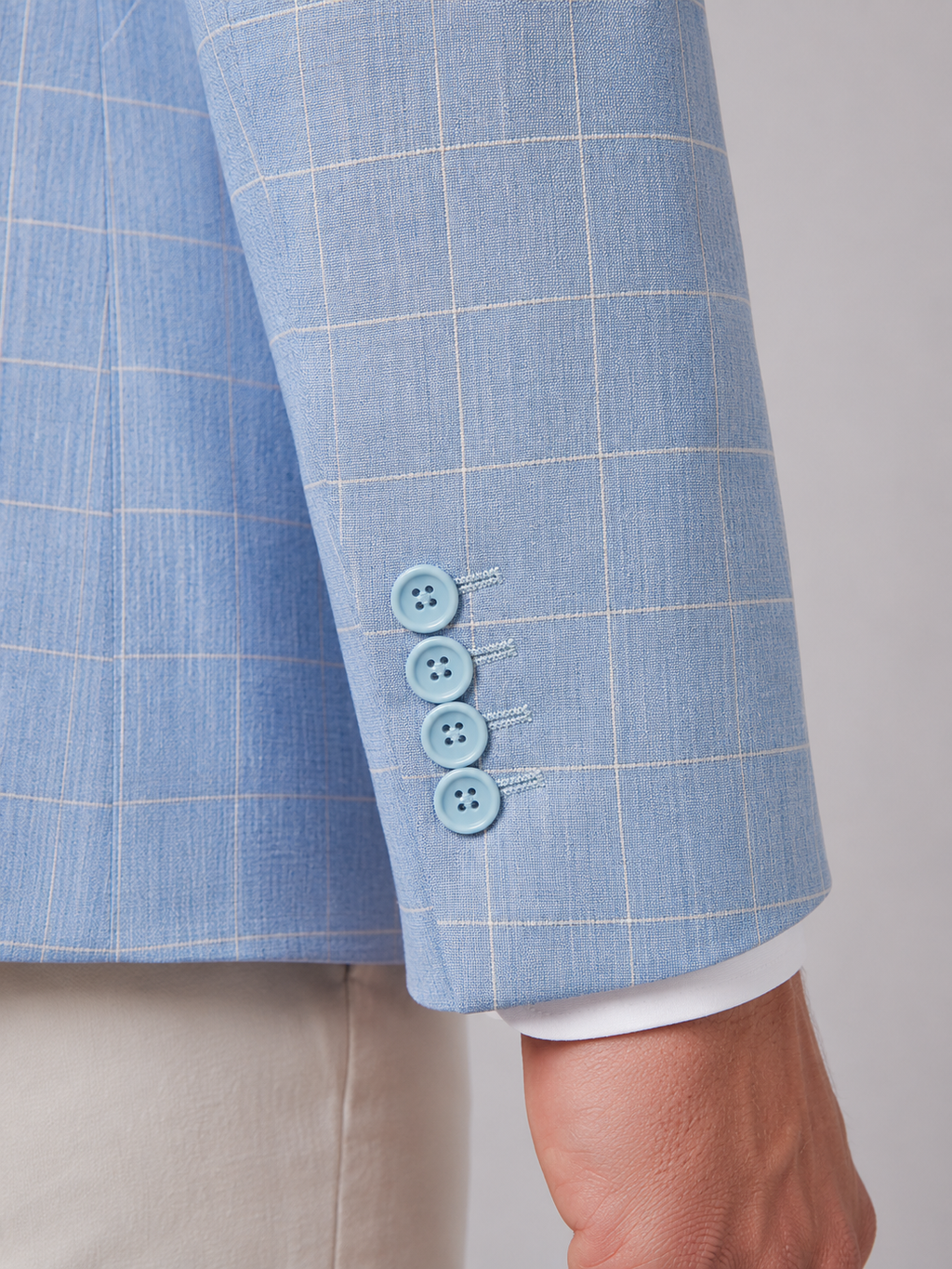 Cassius | Men's Tailored Windowpane Blazer, Smart Check Blazer